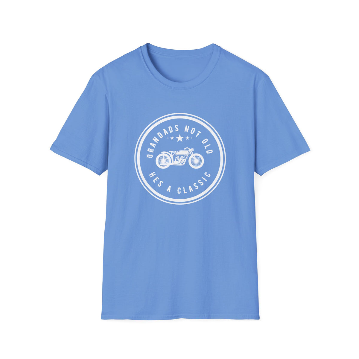 Motorbike T-shirt with 'Grandads Not Old Hes A Classic' (1)