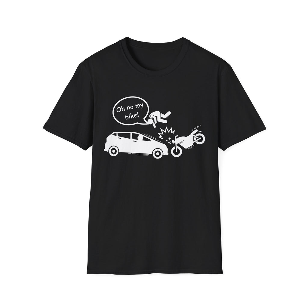 Motorbike T-shirt with 'Oh No My Bike!' (3)