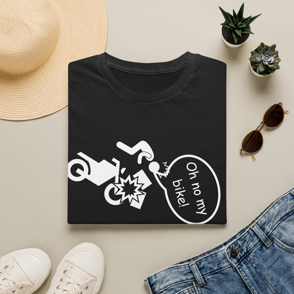 Motorbike T-shirt with 'Oh No My Bike!' (4)