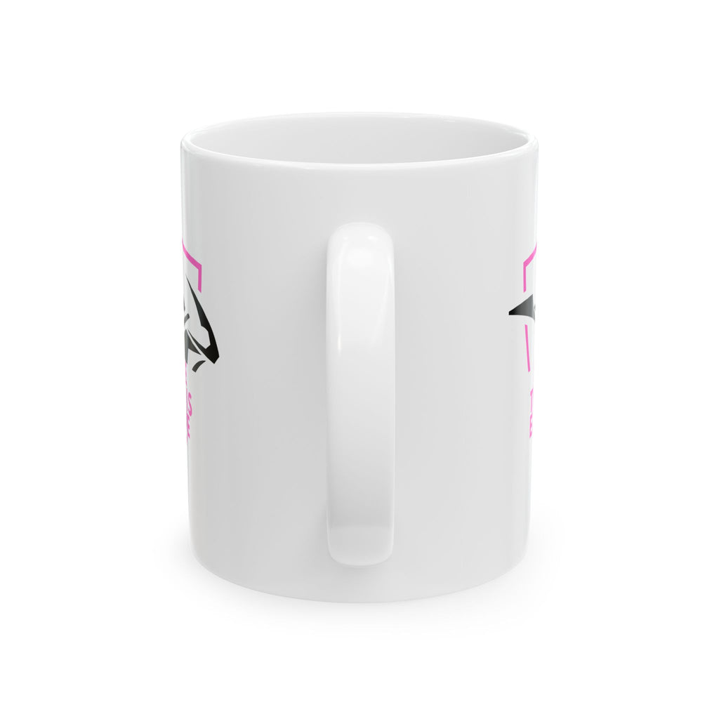 Non UK Sales 11oz And 15oz White Mug With (Because Therapy is expensive) P