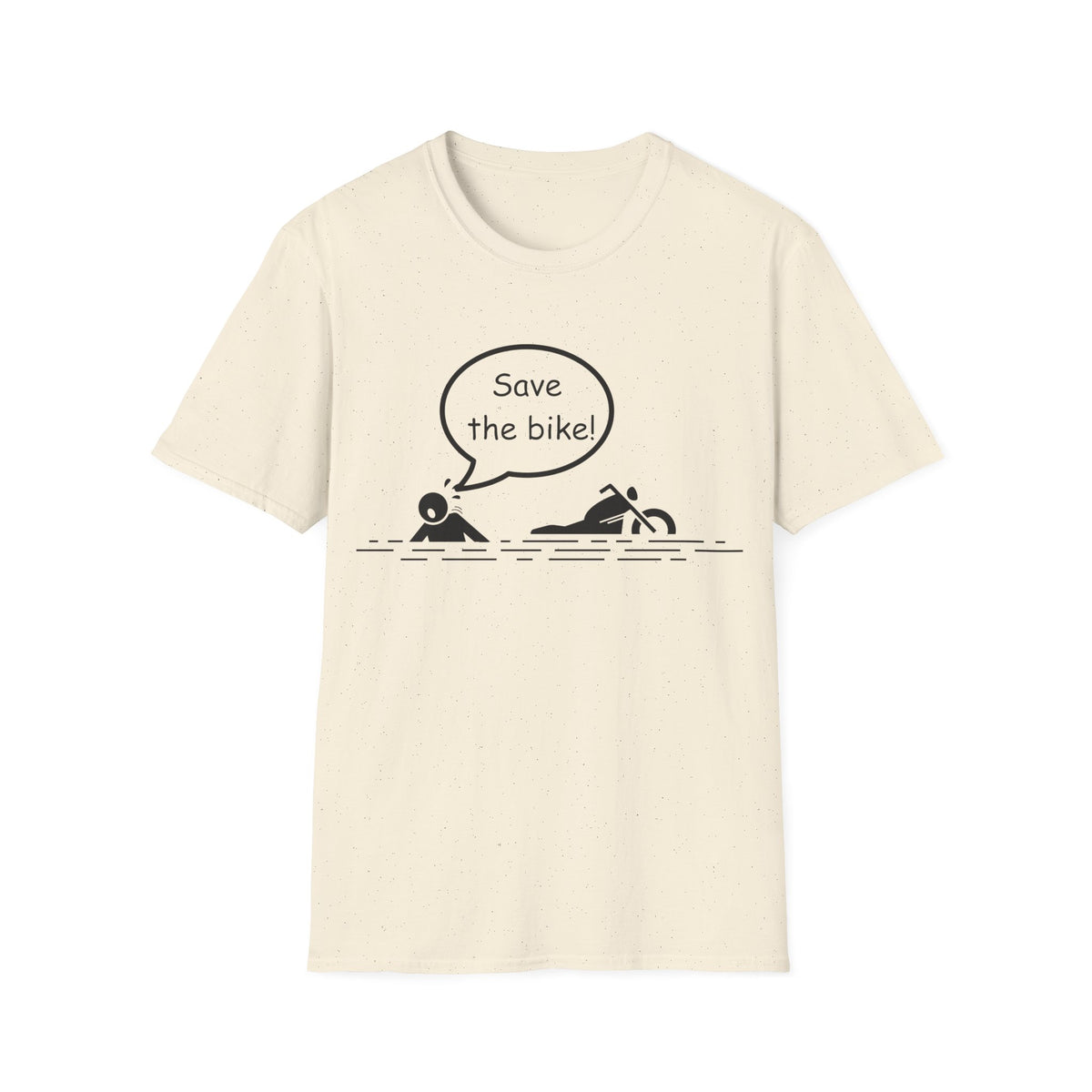 Motorbike T-shirt with 'Save The Bike!'