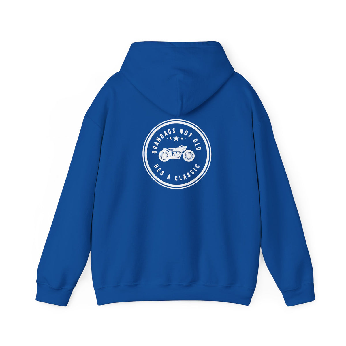 Non UK Sales Hooded Sweatshirt (Grandads not old, Hes a classic) W/B