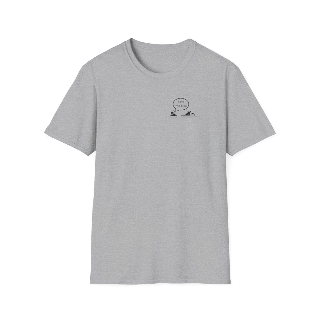 Motorbike T-shirt with 'Save The Bike!' Small Logo