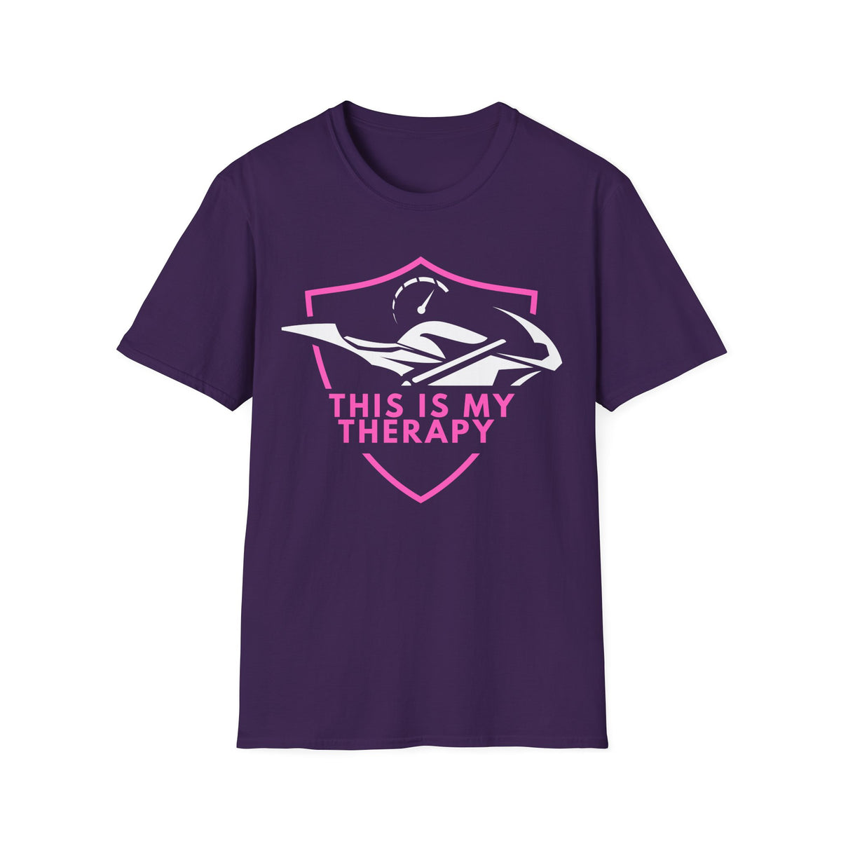 Motorbike T-shirt with 'This is my Therapy' (3)