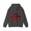 Unisex Heavy Blend™ Hooded Sweatshirt (My Therapy-Red) Back
