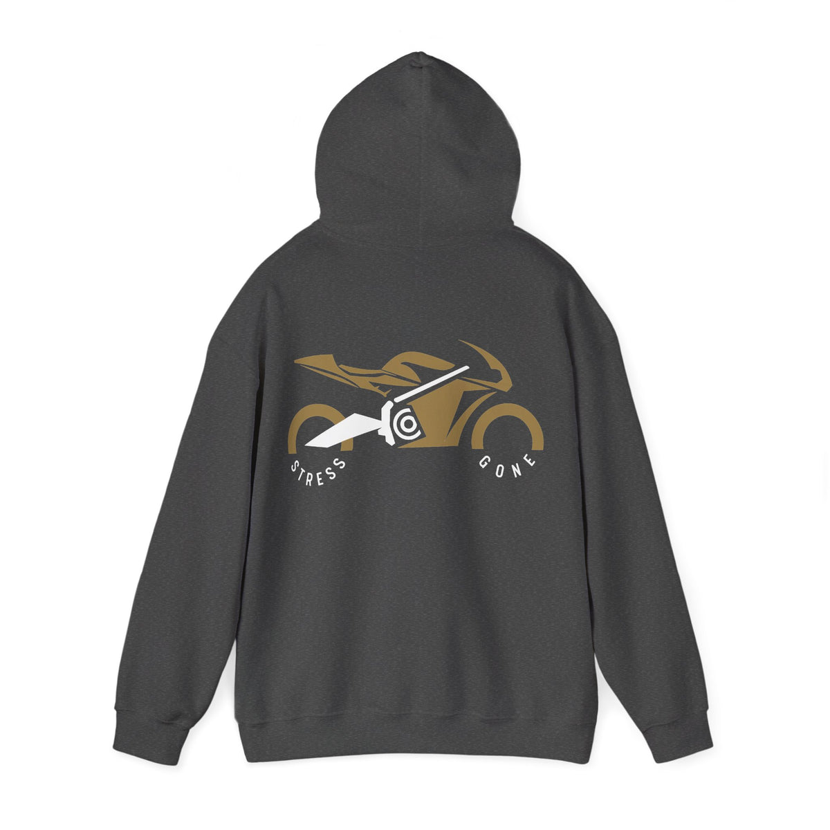 Unisex Heavy Blend™ Hooded Sweatshirt (Stress Gone) Back