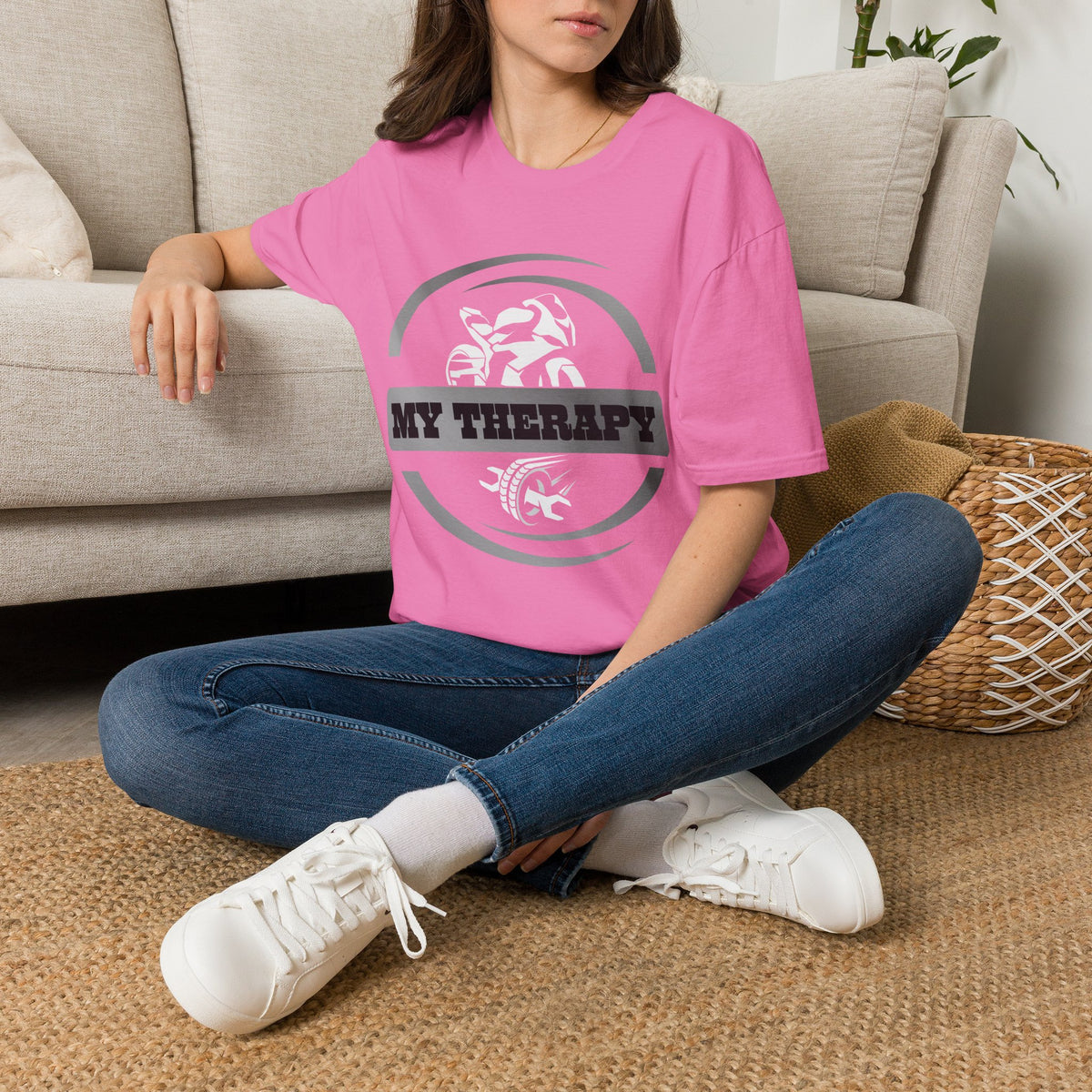 Motorbike T-shirt with 'My Therapy'