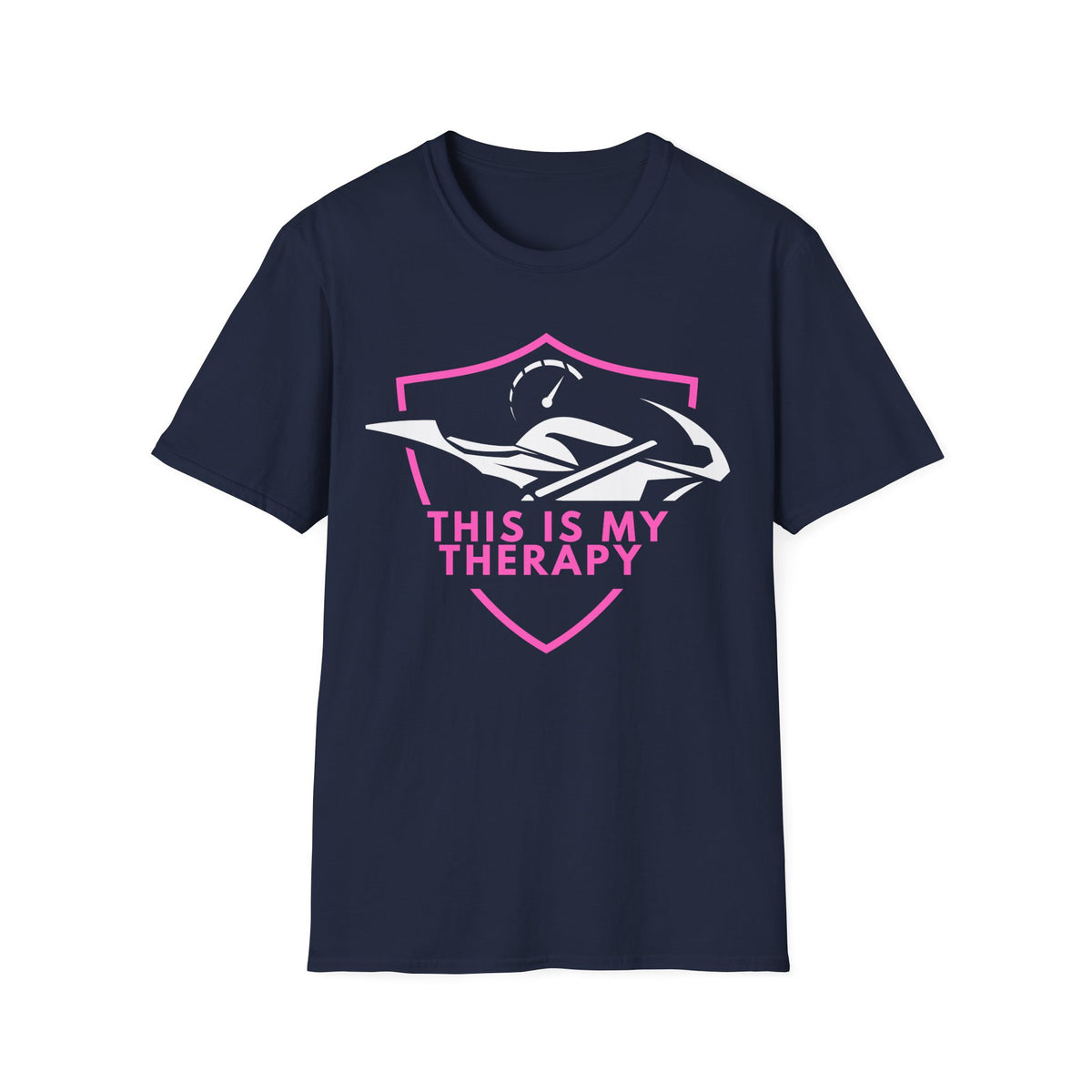 Motorbike T-shirt with 'This is my Therapy' (3)