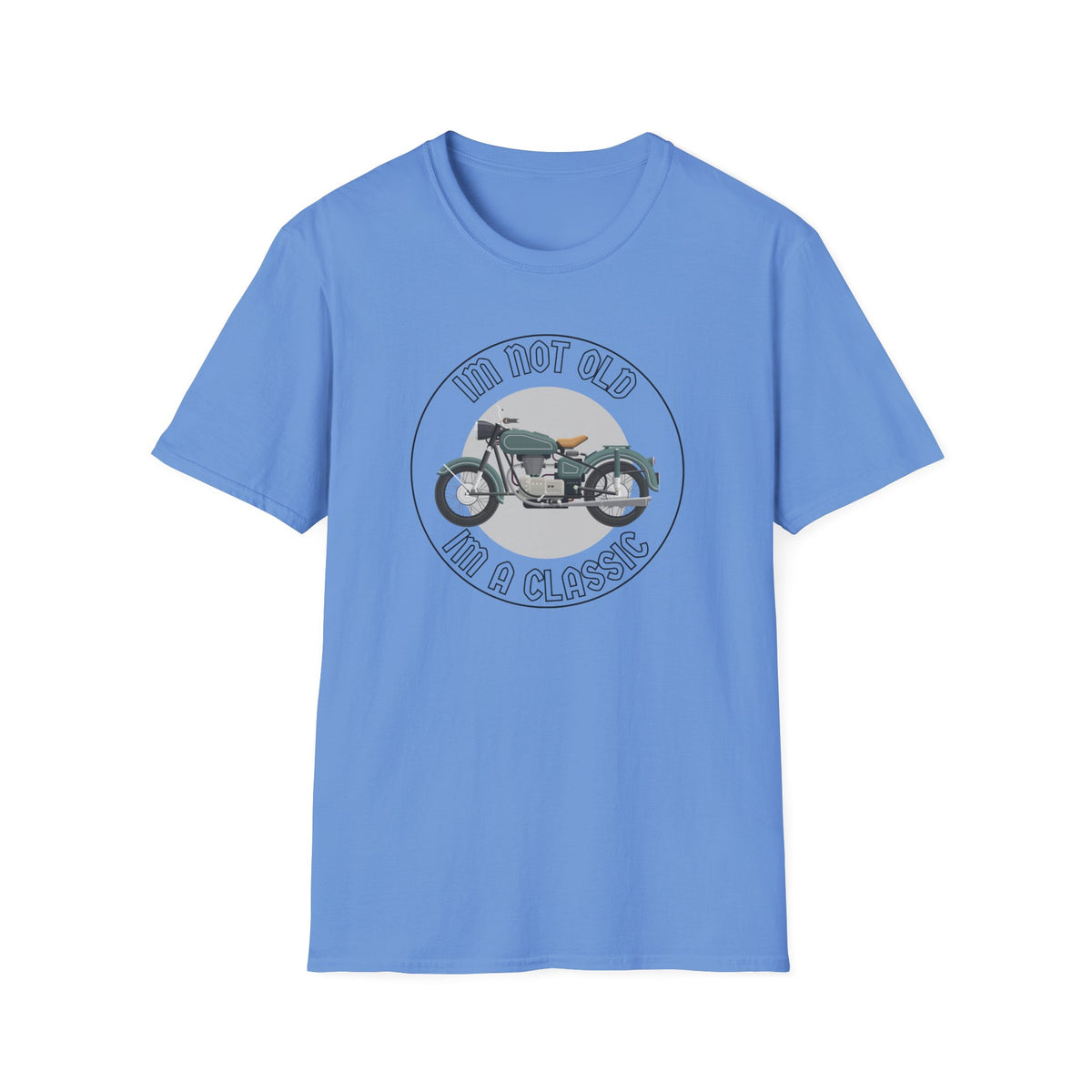 Motorbike T-shirt with 'Im Not Old Im A Classic'