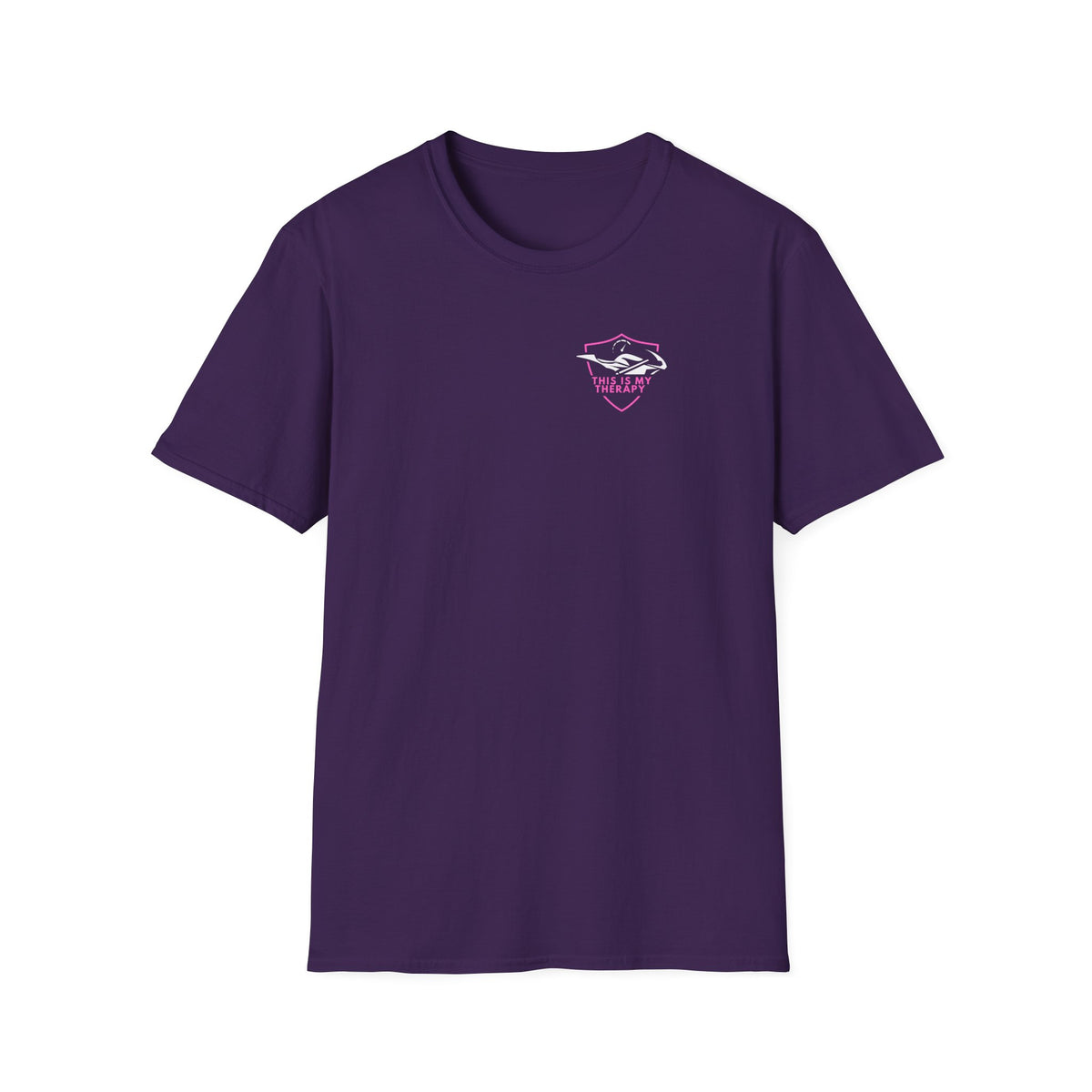 Motorbike T-shirt with 'This is my Therapy' (3) Small Logo