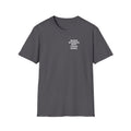 Motorbike T-shirt with 'Burn Rubber, Not your Soul' (5) Small Logo