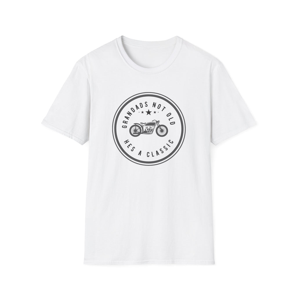 Motorbike T-shirt with 'Grandads Not Old Hes A Classic' (2)