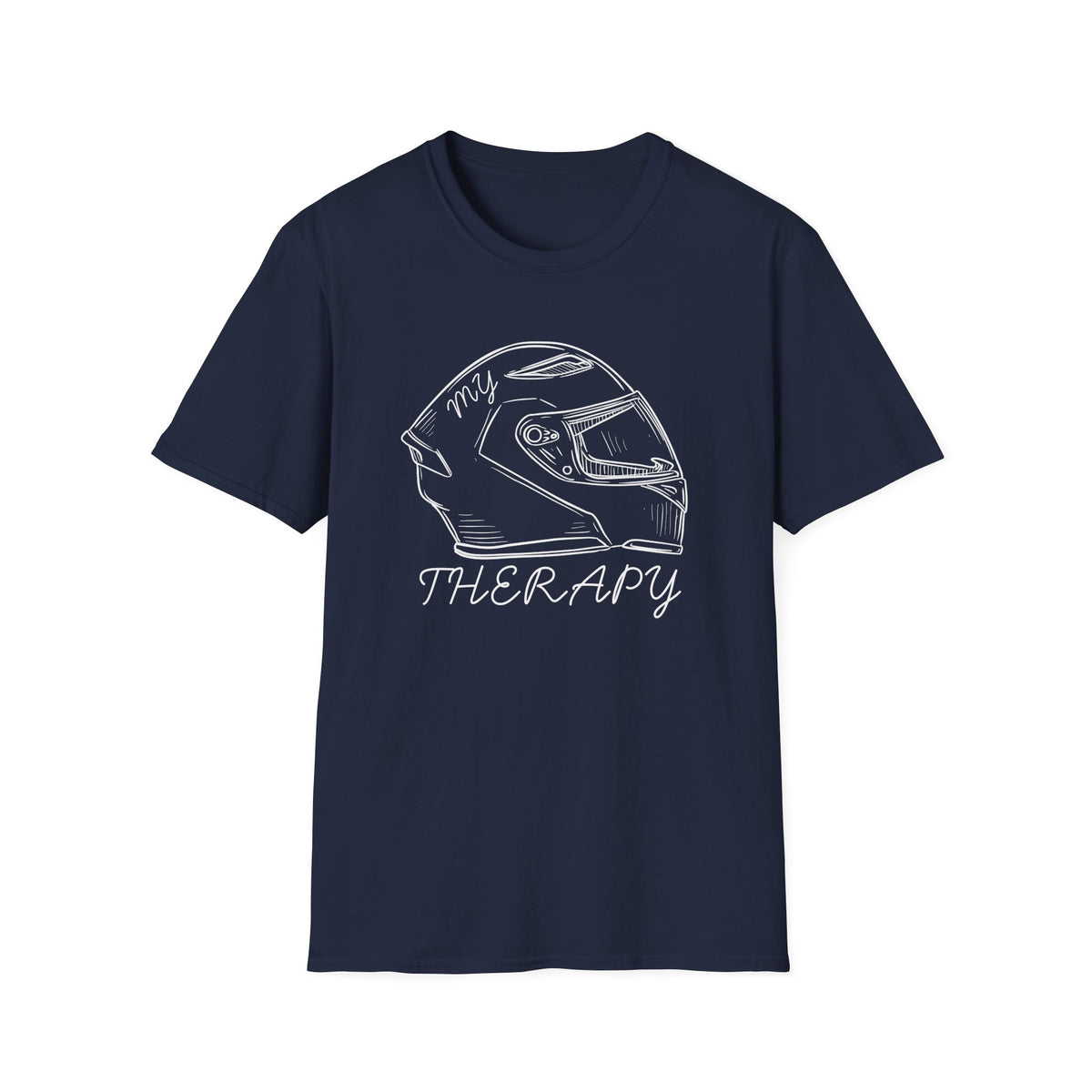 Motorbike T-shirt with 'My Therapy' (1)