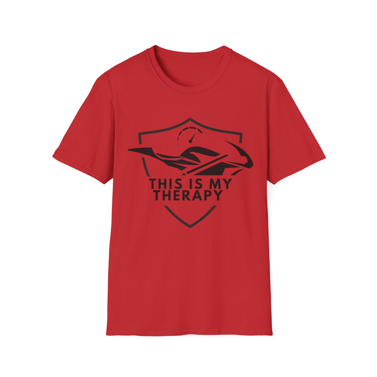 Motorbike T-shirt with 'This is my Therapy' (2)