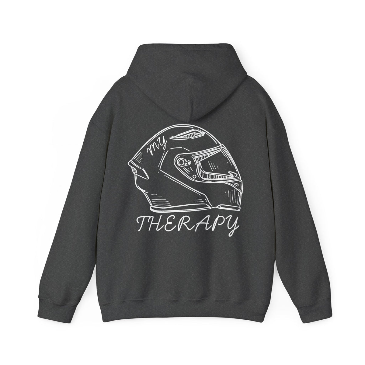 Unisex Heavy Blend™ Hooded Sweatshirt (My Therapy) Back