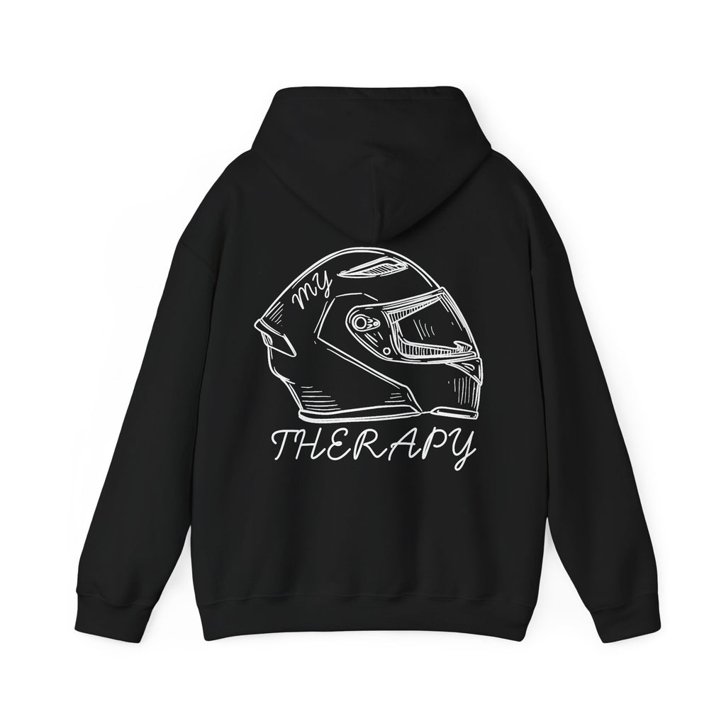 Unisex Heavy Blend™ Hooded Sweatshirt (My Therapy) Back
