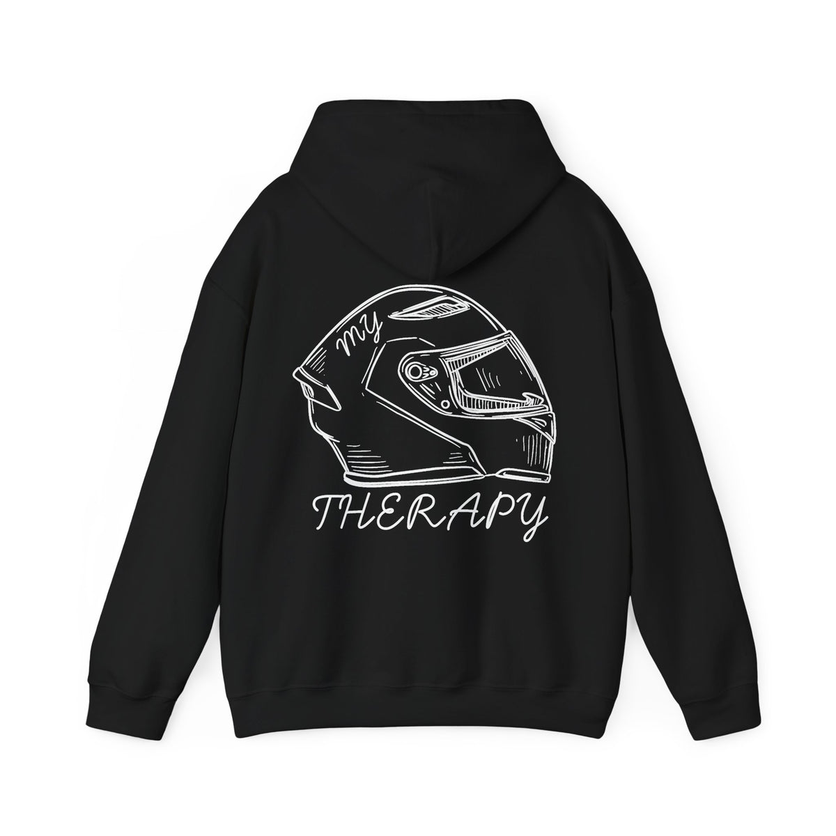 Unisex Heavy Blend™ Hooded Sweatshirt (My Therapy) Back