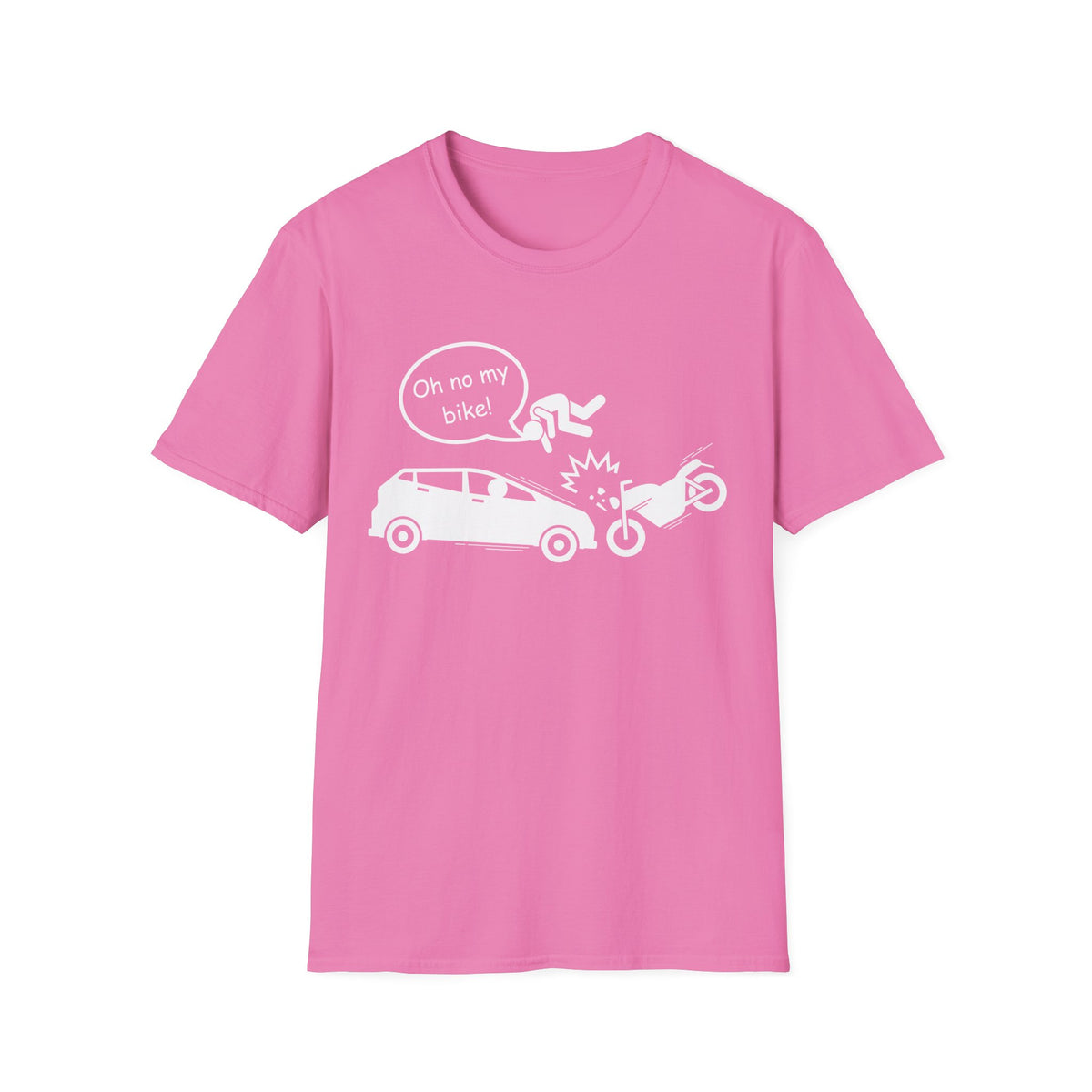 Motorbike T-shirt with 'Oh No My Bike!' (3)