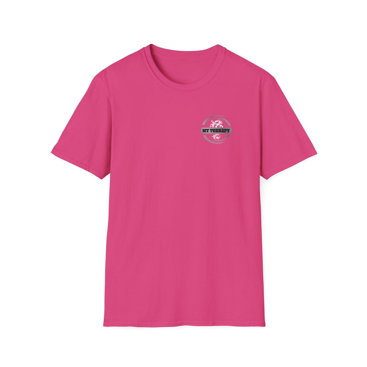 Motorbike T-shirt with 'My Therapy' Small Logo