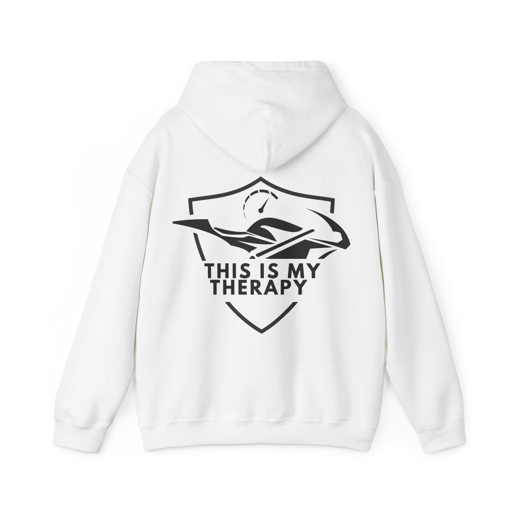 Unisex Heavy Blend™ Hooded Sweatshirt (This Is My Therapy) 2 Back
