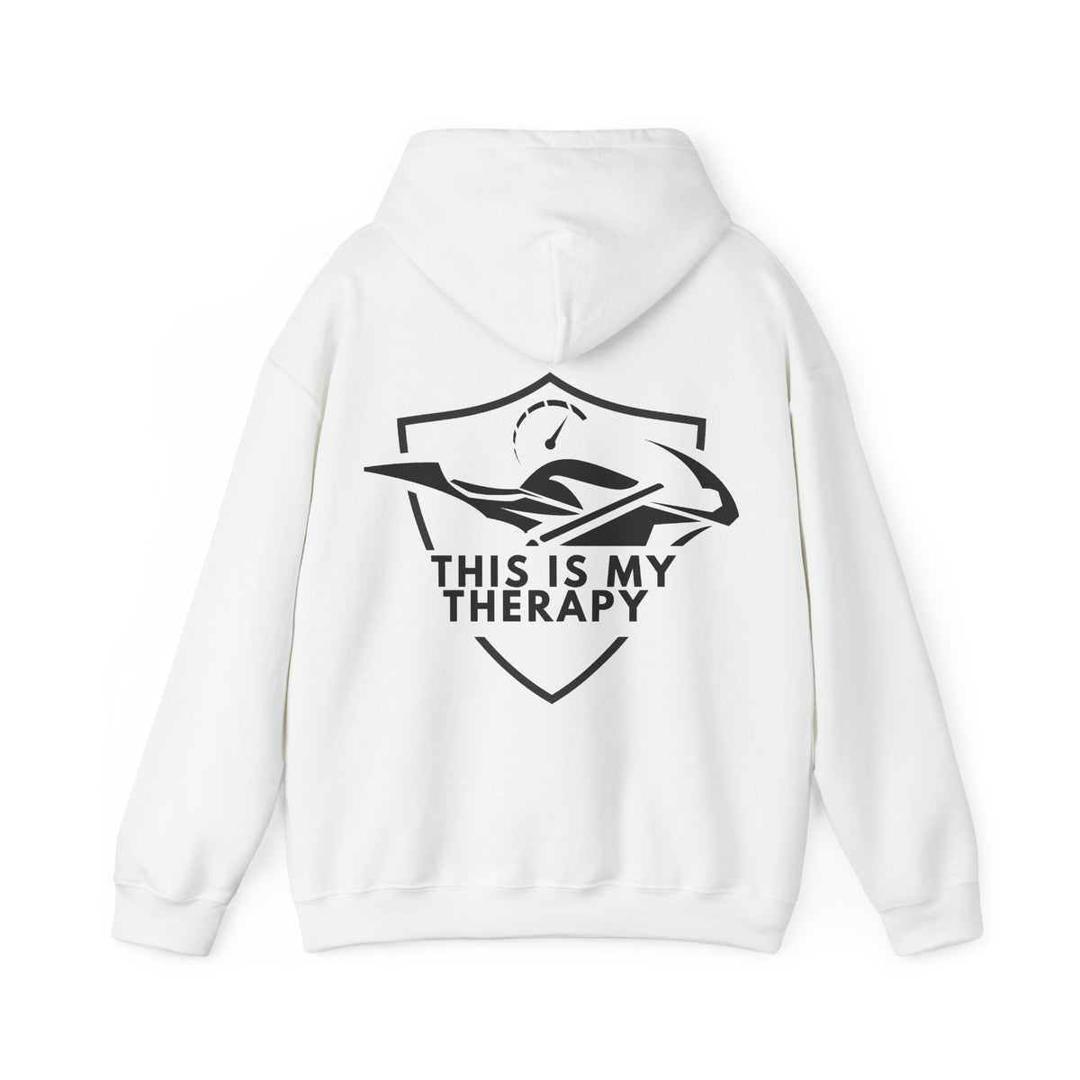Unisex Heavy Blend™ Hooded Sweatshirt (This Is My Therapy) 2 Back
