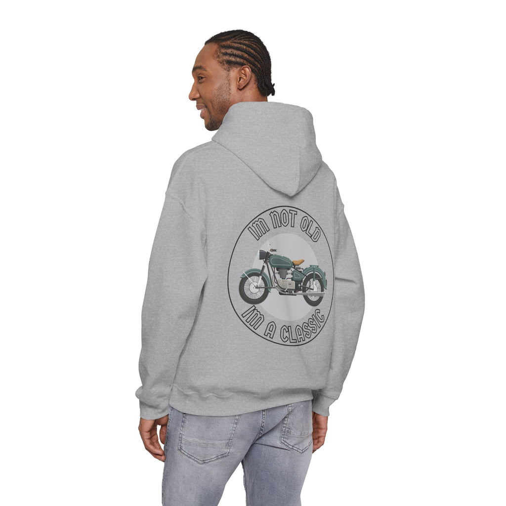Unisex Heavy Blend™ Hooded Sweatshirt (Im Not Old, Im A Classic) Back