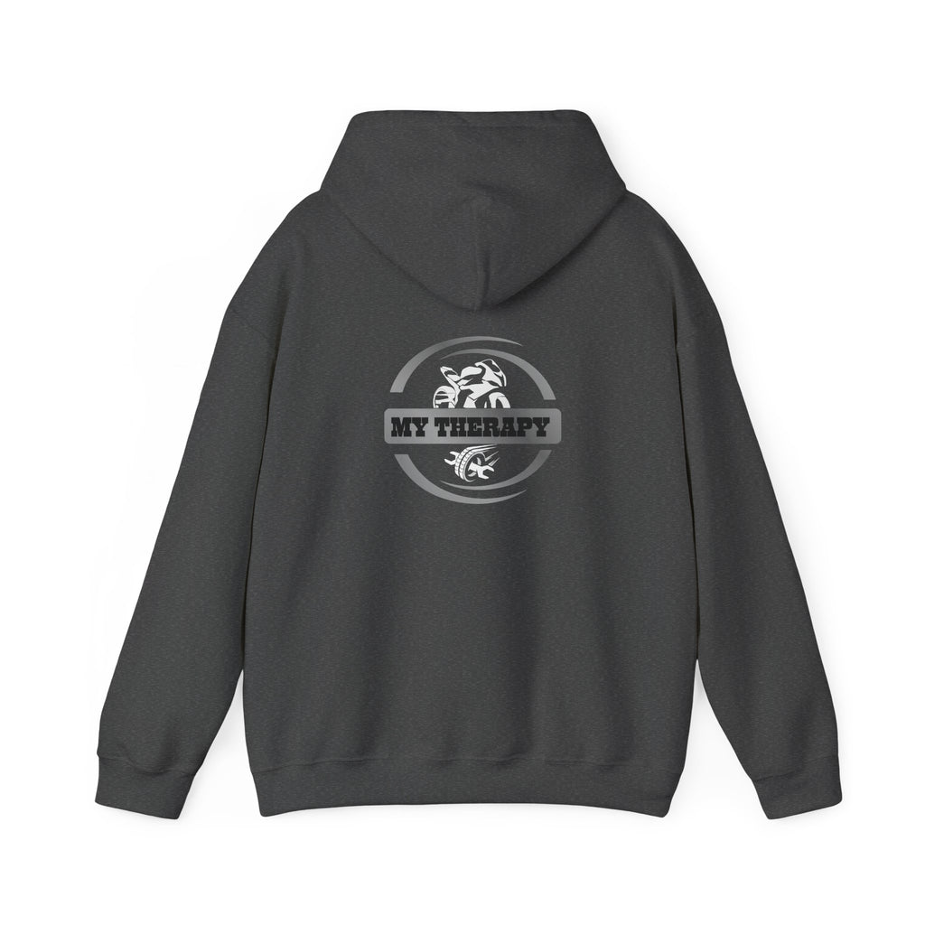 Non UK Sales Unisex Heavy Blend™ Hooded Sweatshirt (My therapy) S/B