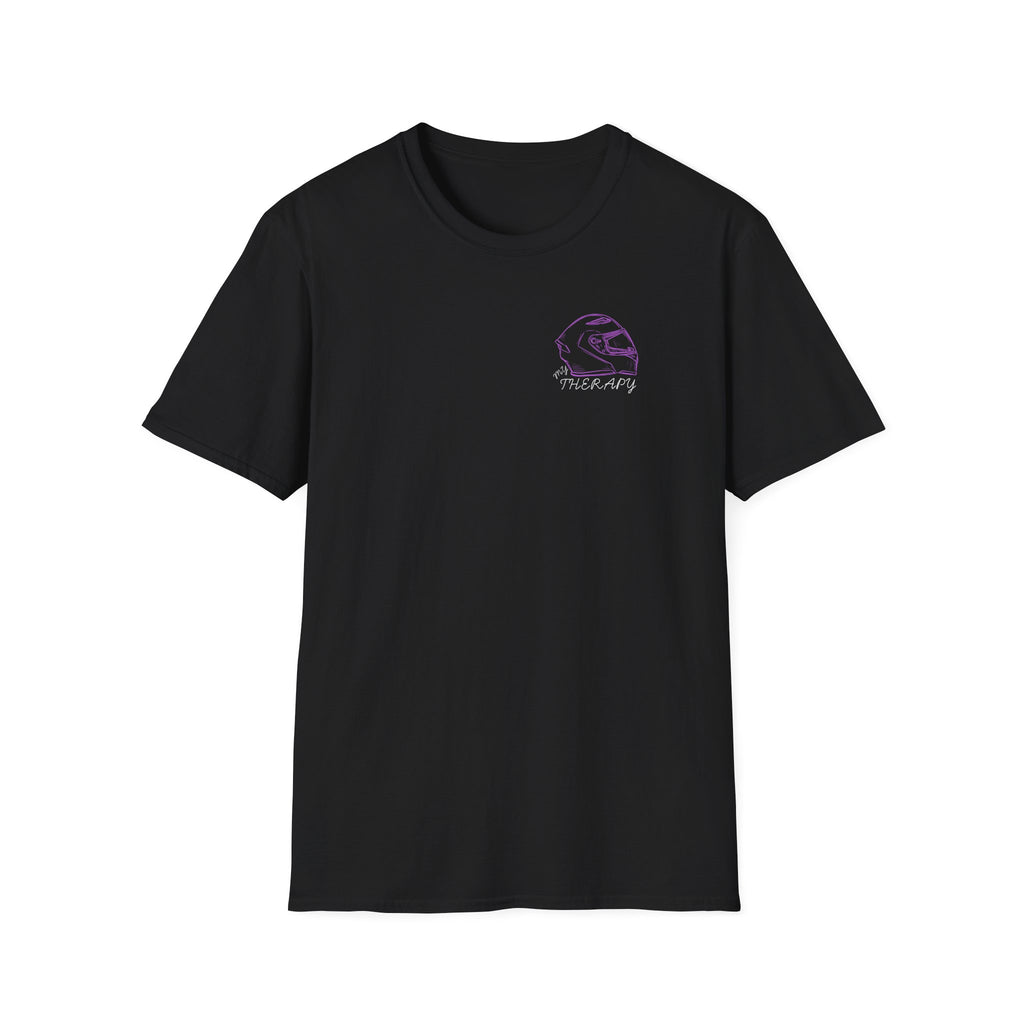 Motorbike T-shirt with 'My Therapy' (3) Small Logo