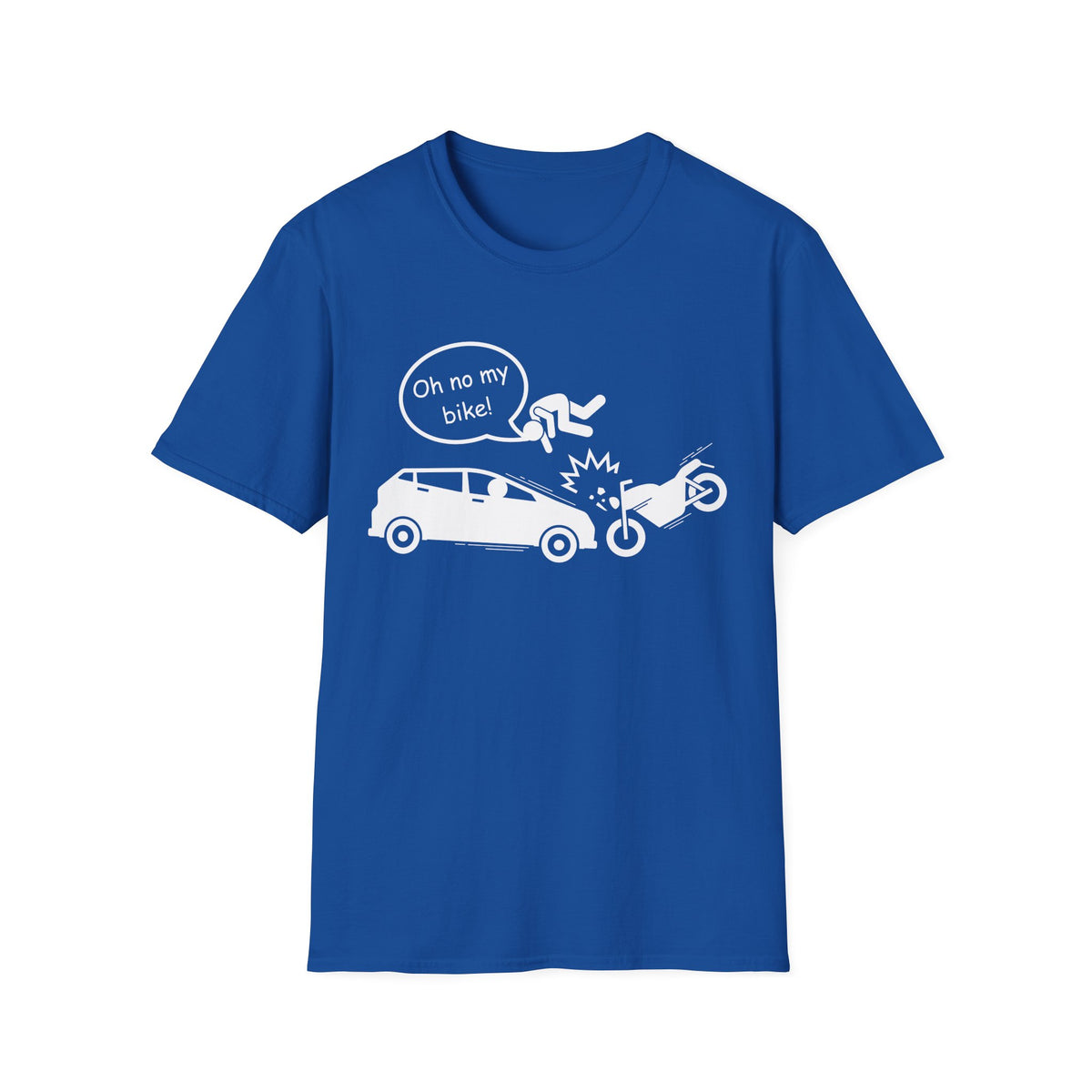 Motorbike T-shirt with 'Oh No My Bike!' (3)