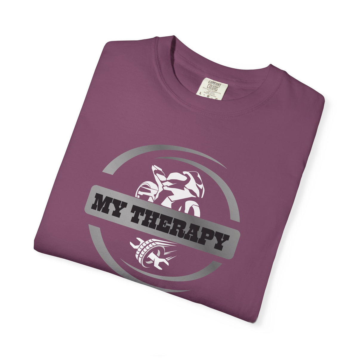 Non UK Sales Motorbike t-shirt  (My therapy) S/B