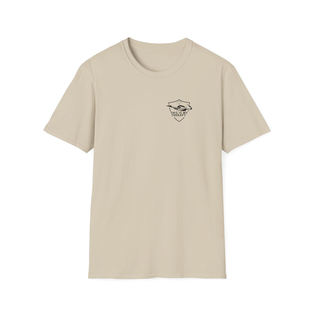 Motorbike T-shirt with 'This is my Therapy' (2) Small Logo