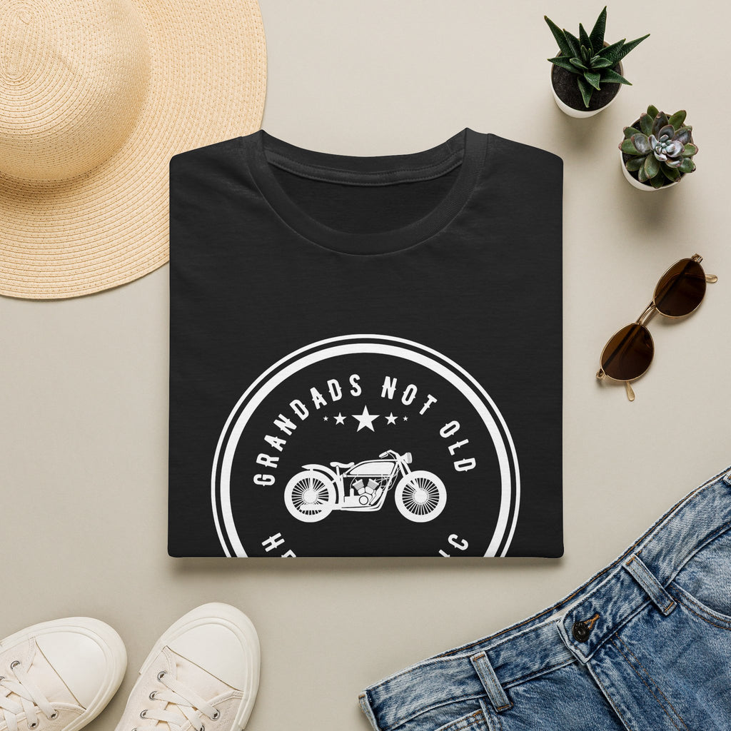 Motorbike T-shirt with 'Grandads Not Old Hes A Classic' (1)