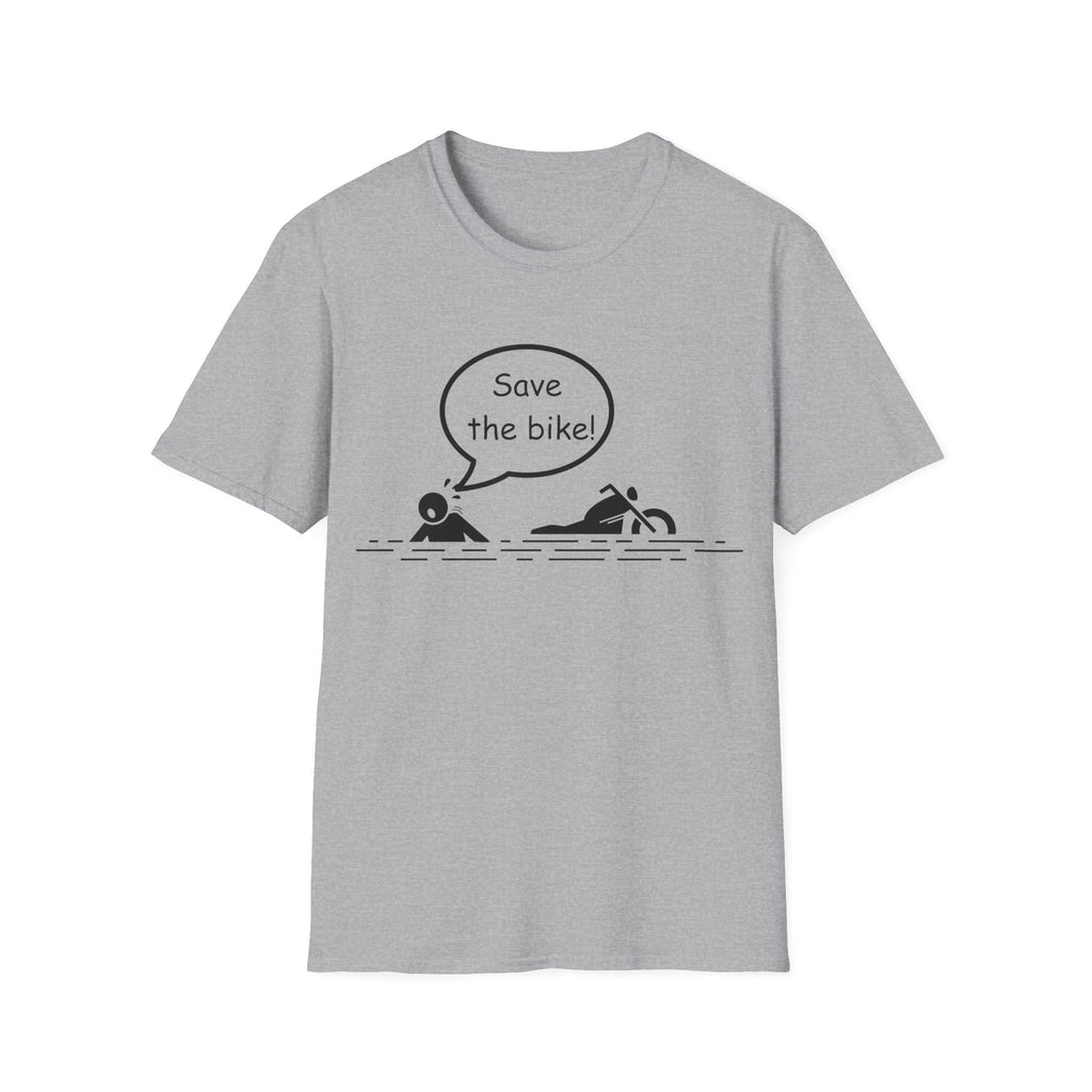 Motorbike T-shirt with 'Save The Bike!'