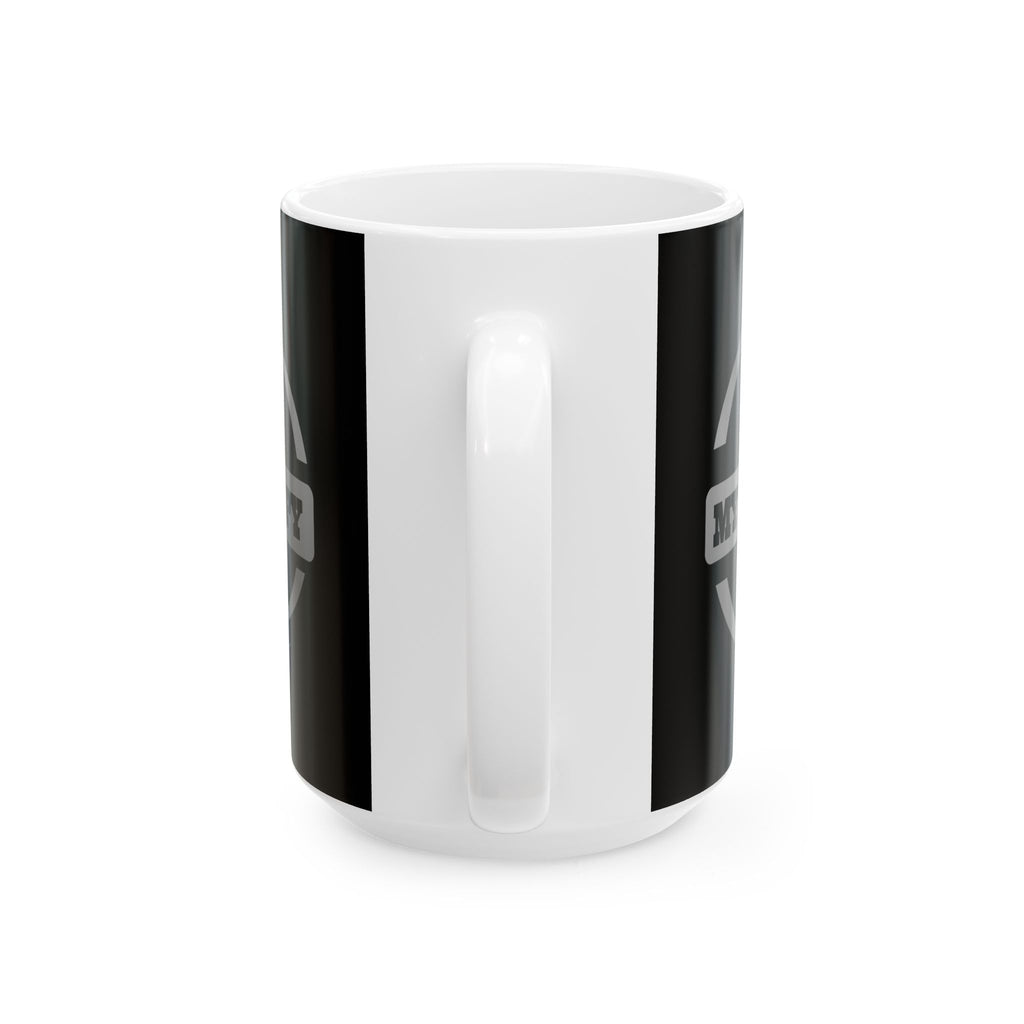Non UK Sales 11oz And 15oz White Mug With (My Therapy) S/B