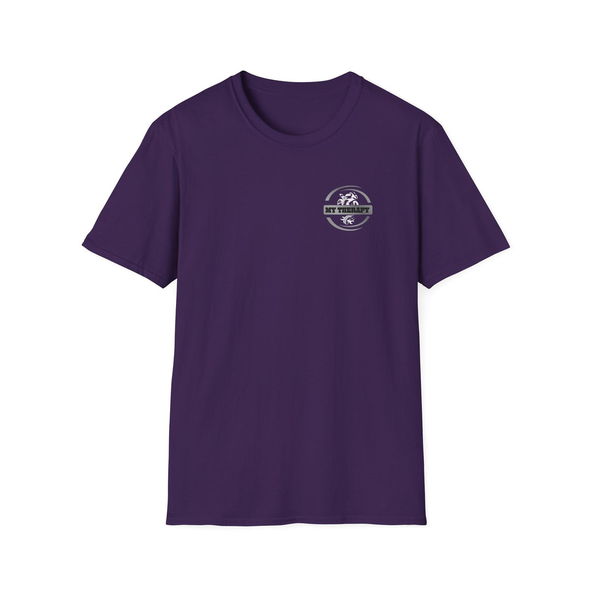 Motorbike T-shirt with 'My Therapy' Small Logo