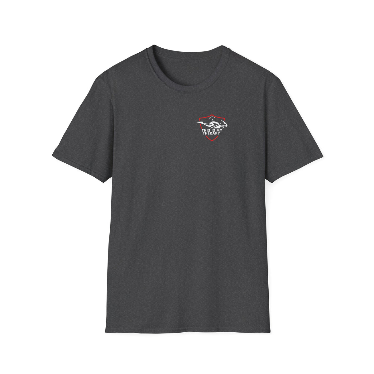 Motorbike T-shirt with 'This is my Therapy' (1) Small Logo