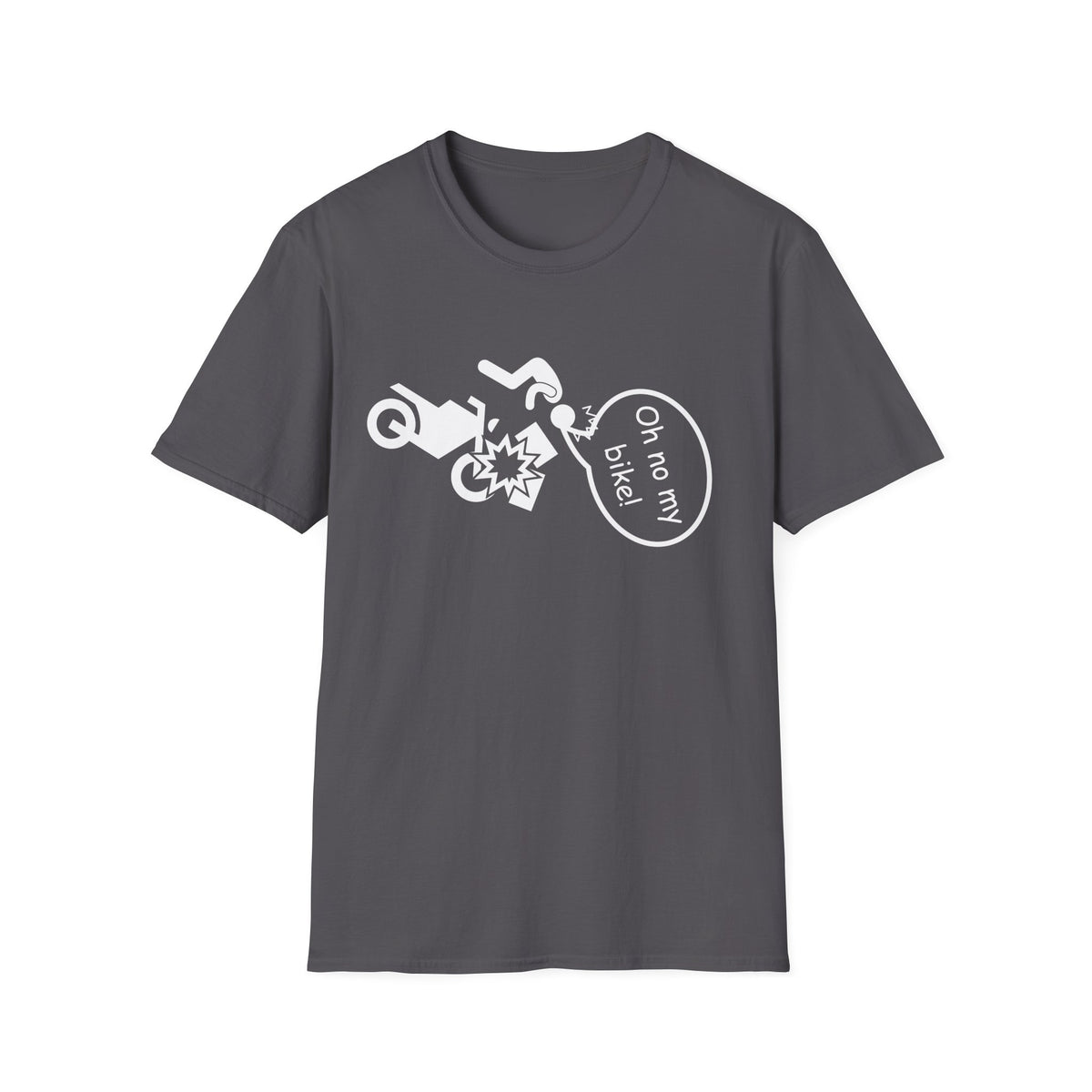 Motorbike T-shirt with 'Oh No My Bike!' (4)