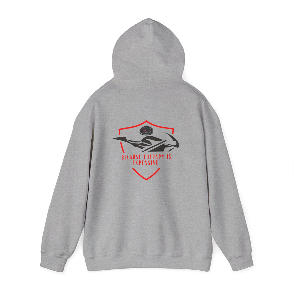 Non UK Sales Hooded Sweatshirt (Because therapy is expensive) R/W