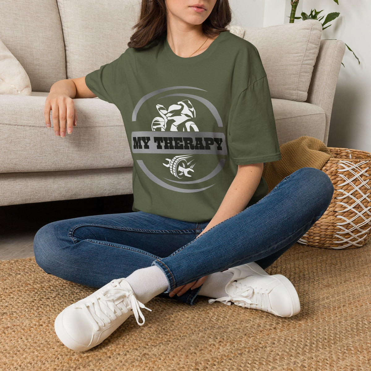 Motorbike T-shirt with 'My Therapy'