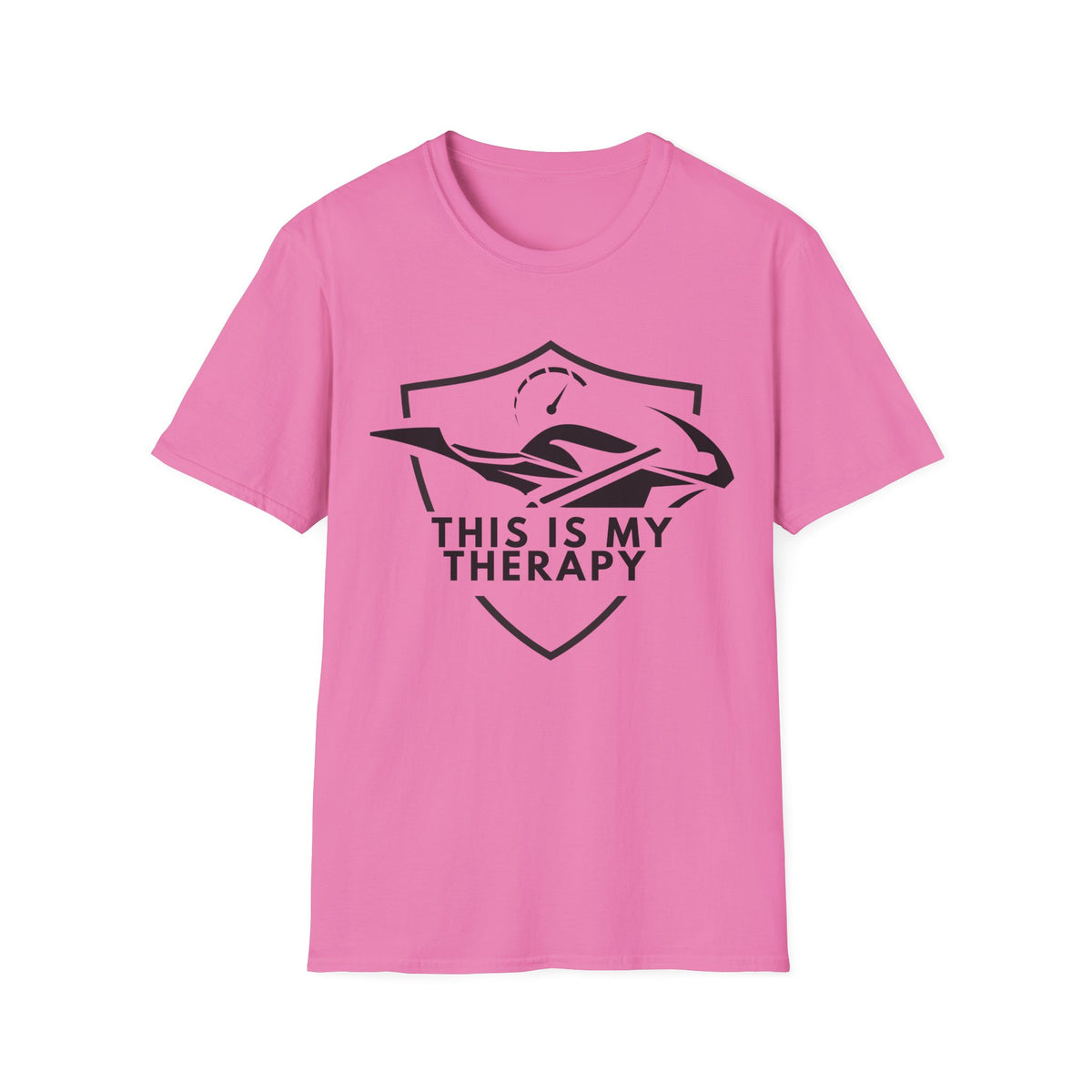 Motorbike T-shirt with 'This is my Therapy' (2)