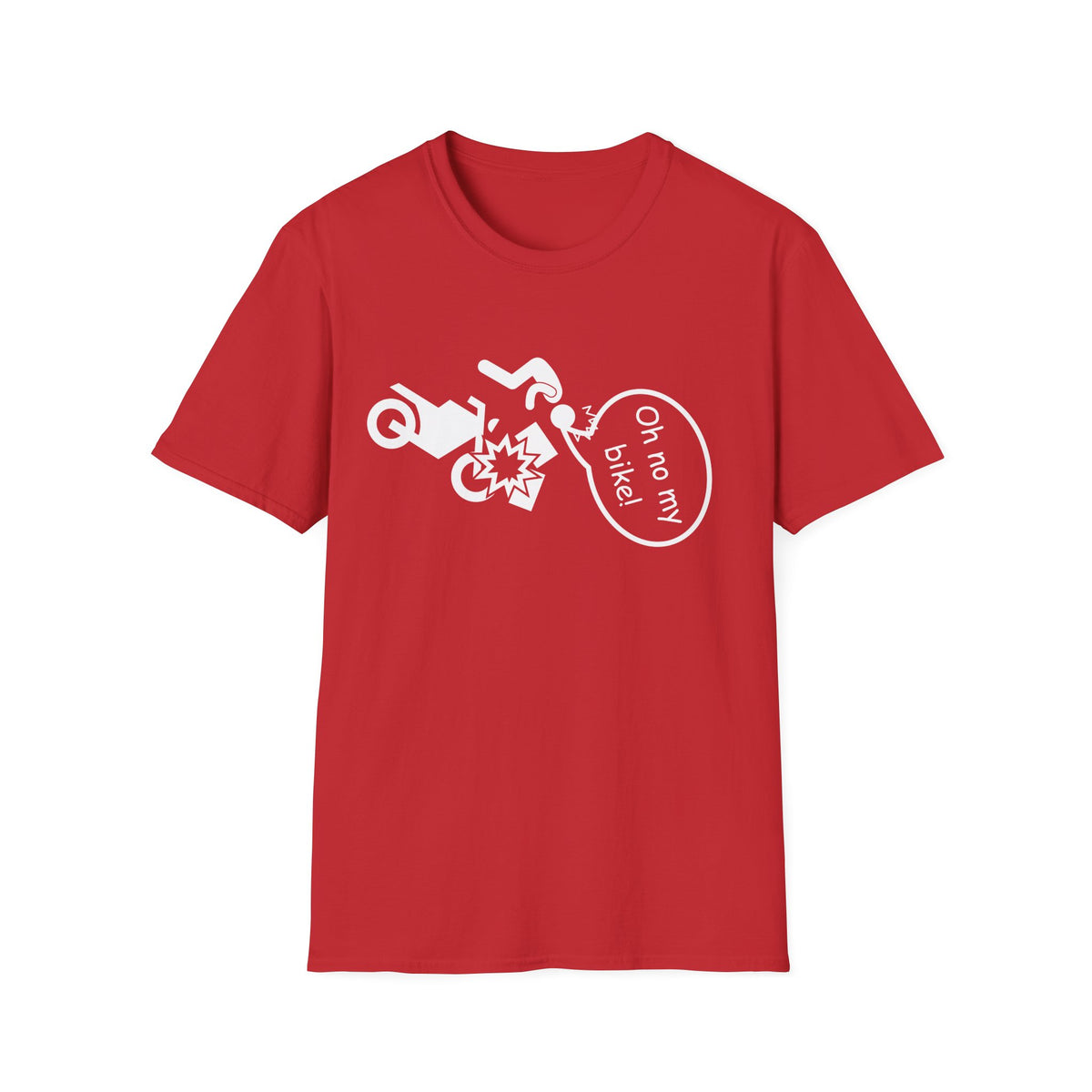 Motorbike T-shirt with 'Oh No My Bike!' (4)