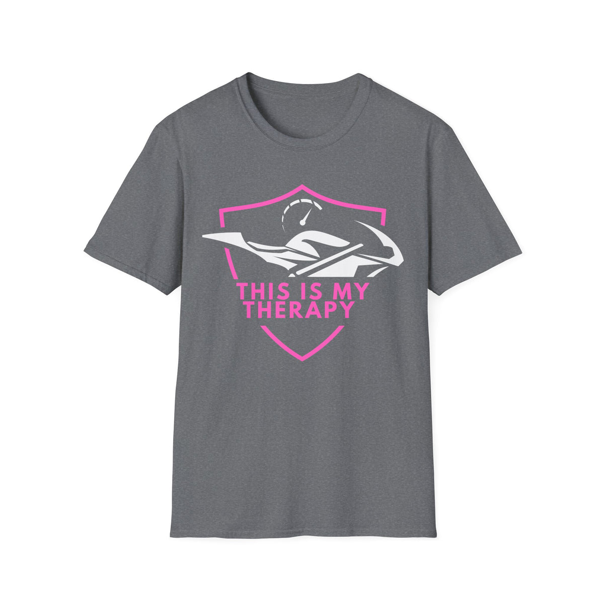 Motorbike T-shirt with 'This is my Therapy' (3)