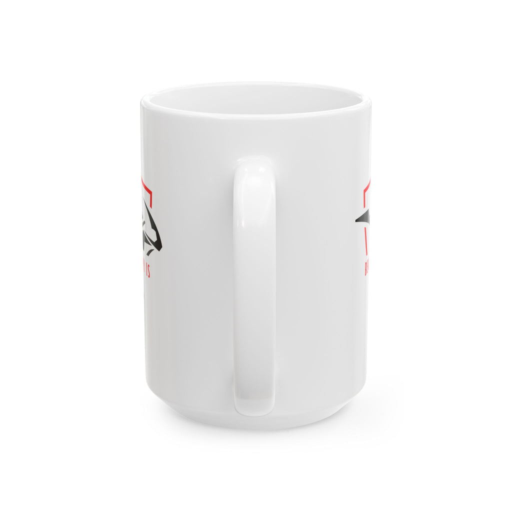 Non UK Because Therapy Is Expensive Motorcycle Mug — Funny Biker Coffee Cup (11oz, 15oz)