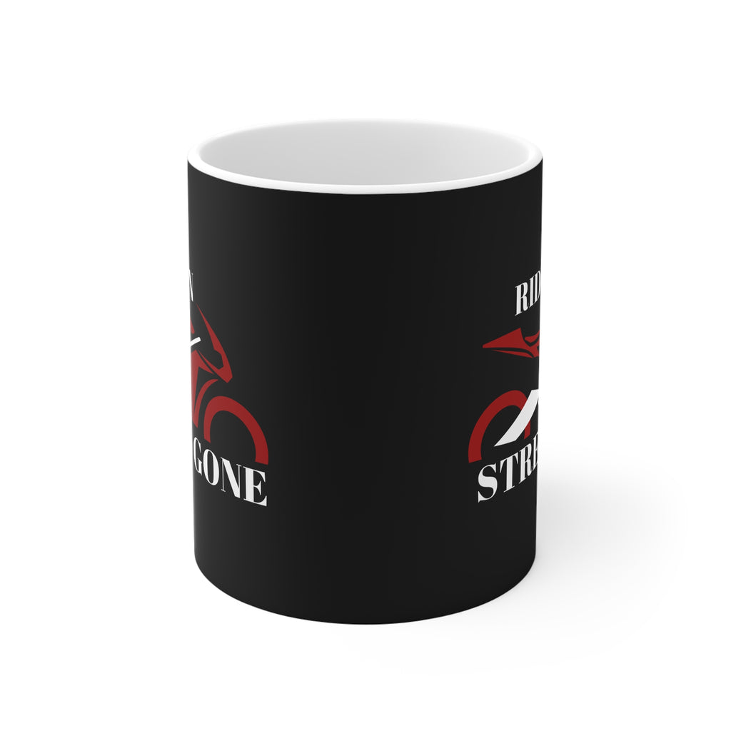 11oz White Mug With (Stress Gone) (2)