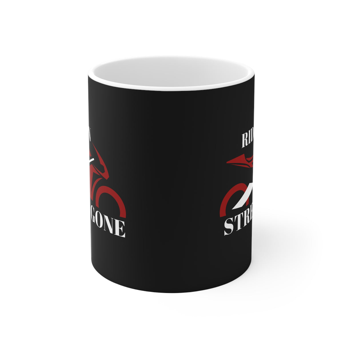 11oz White Mug With (Stress Gone) (2)