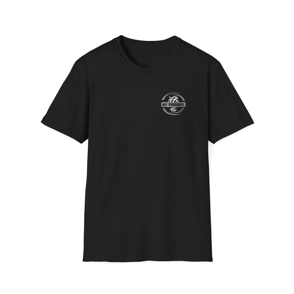 Motorbike T-shirt with 'My Therapy' Small Logo