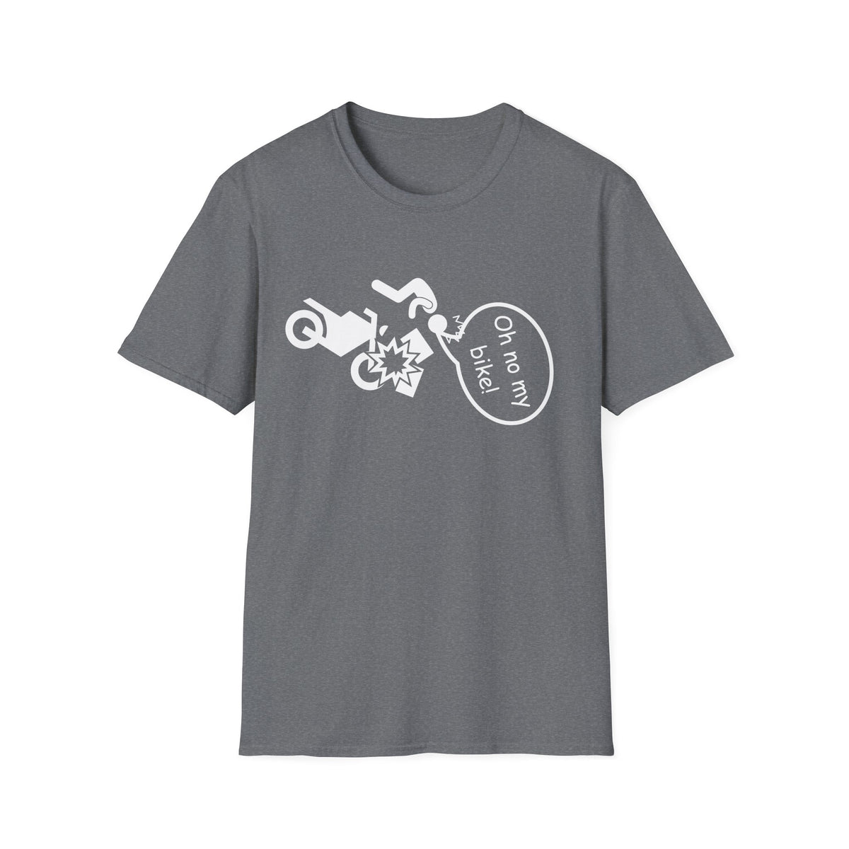 Motorbike T-shirt with 'Oh No My Bike!' (4)