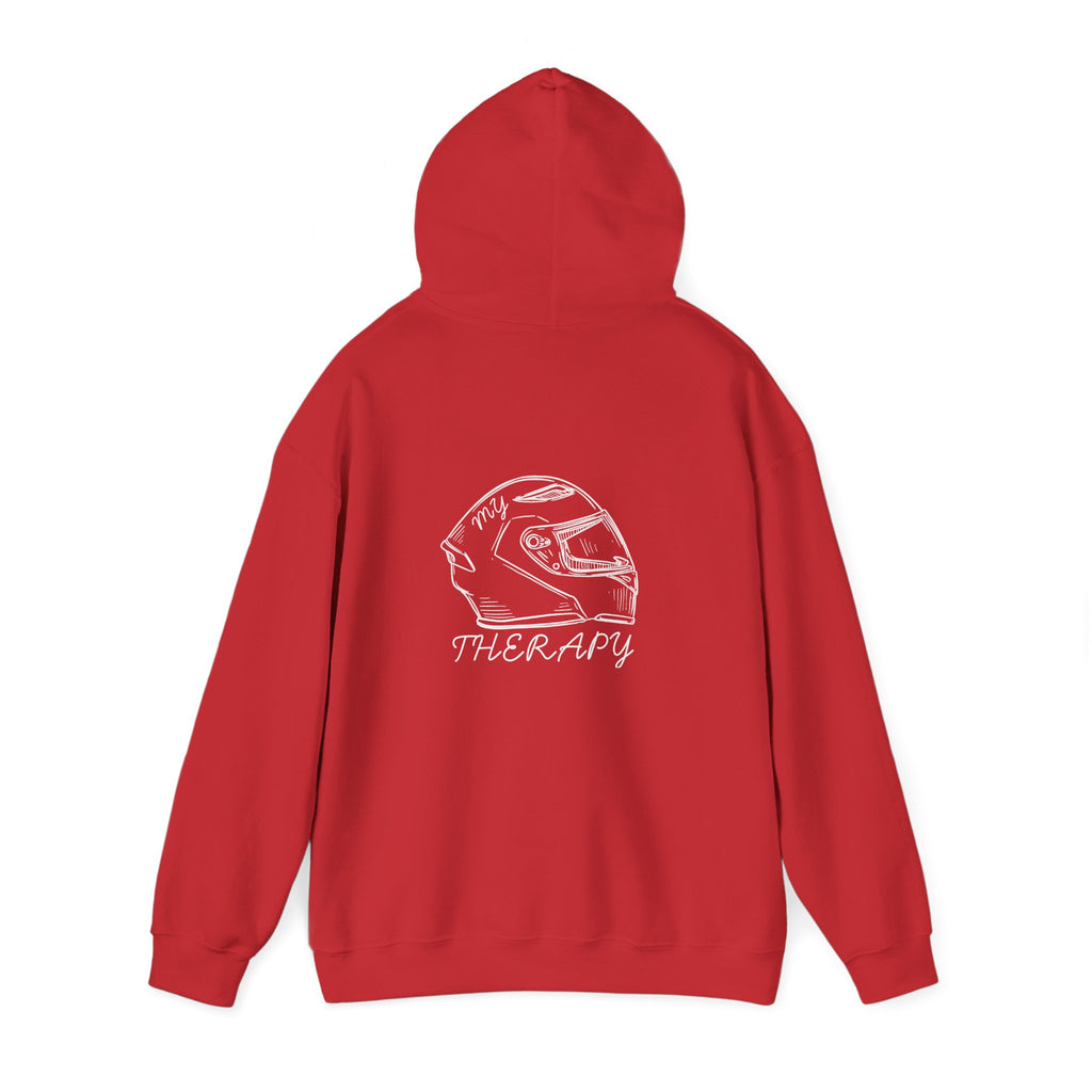 Non UK Sales Hooded Sweatshirt (My therapy) W/B
