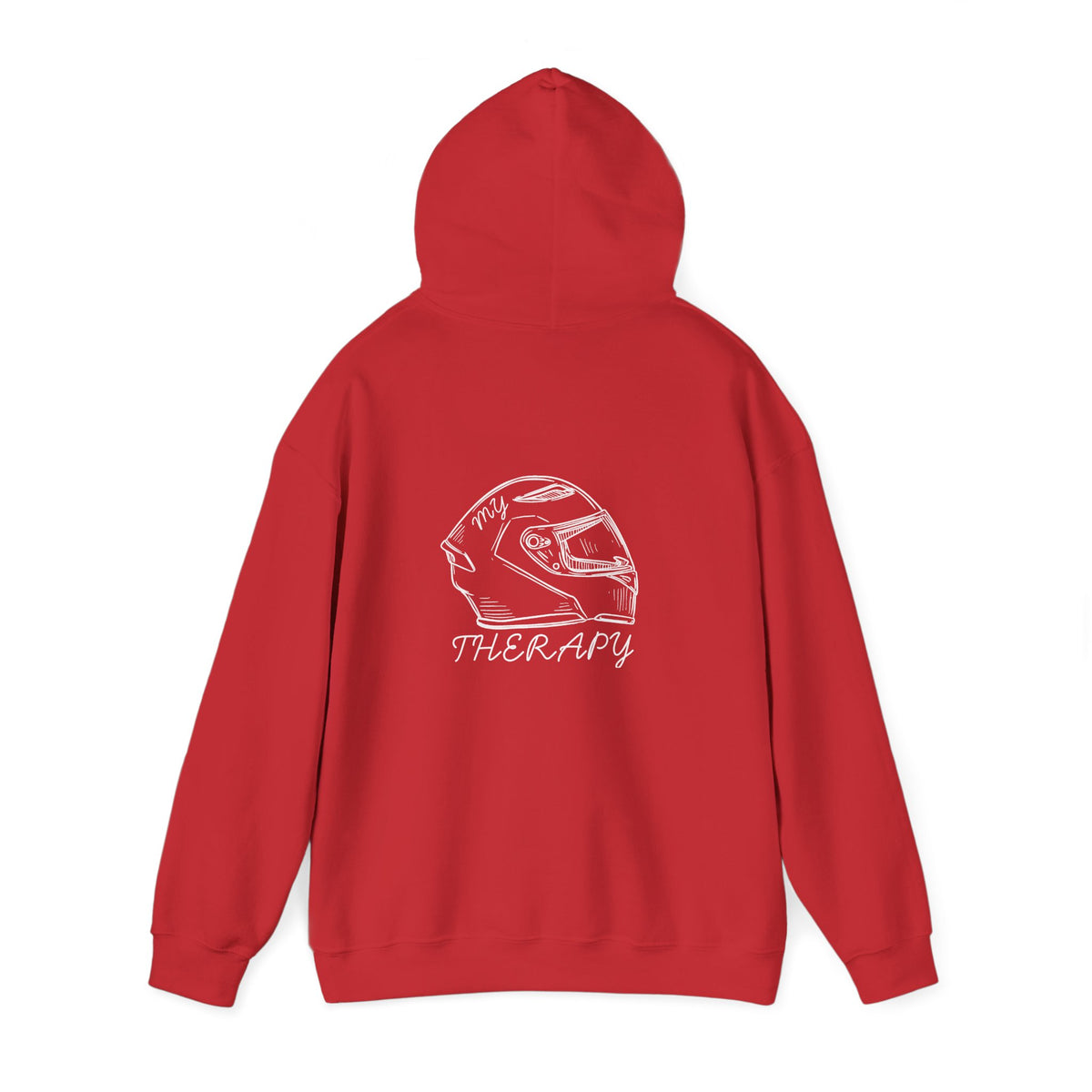 Non UK Sales Hooded Sweatshirt (My therapy) W/B