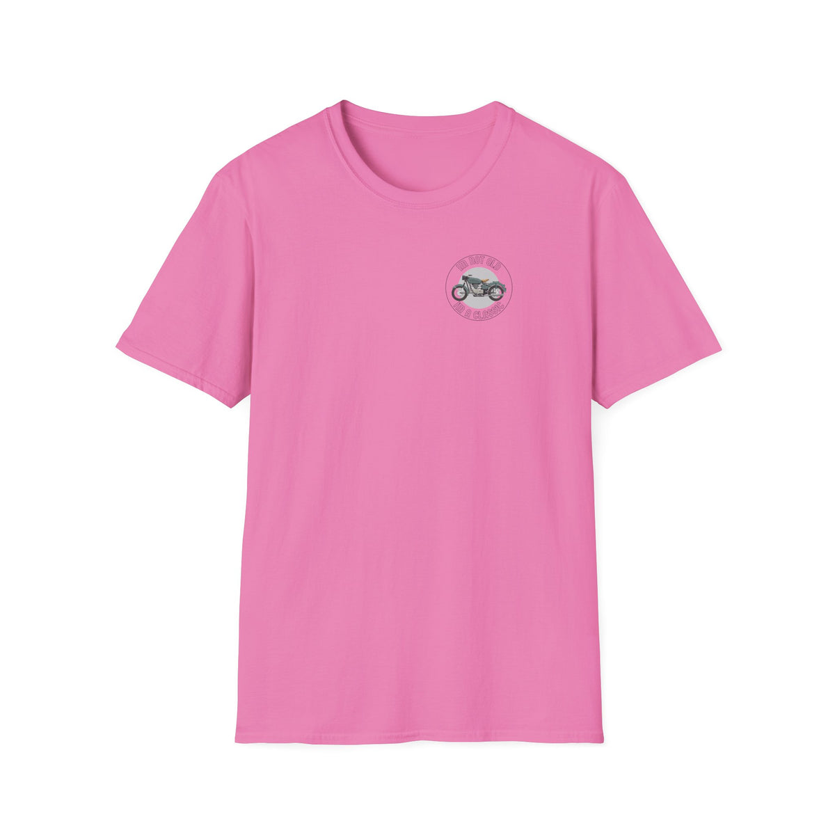 Motorbike T-shirt with 'Im Not Old Im A Classic' Small Logo